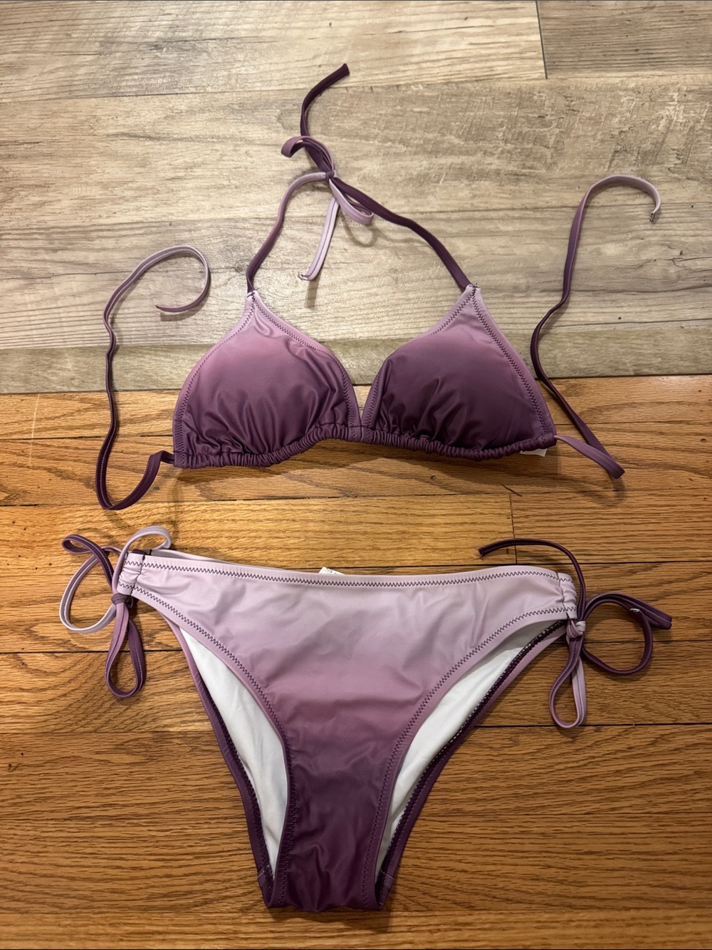 Purple ombré bikini